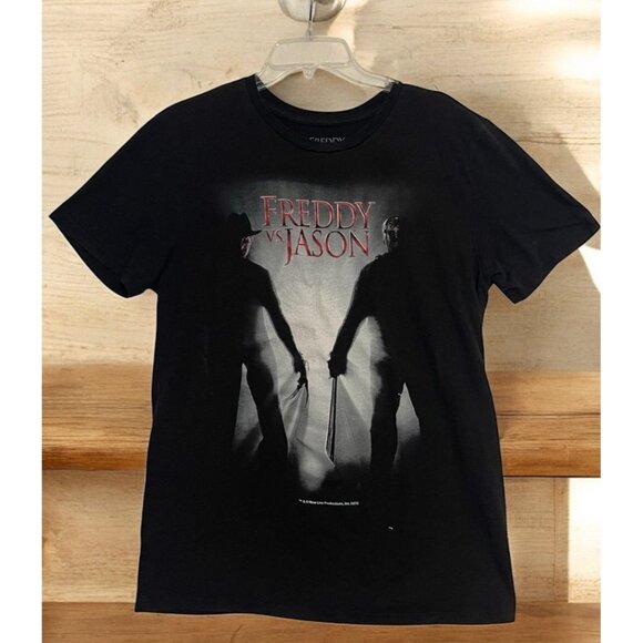 Vintage Freddy vs Jason Shirt Mens M Horror Movie Slasher Graphic TShirt - Picture 1 of 9